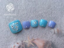 ネイルスタジオ アンビエント 表町店(Nail Studio ambient)/フットネイル　10800円きち