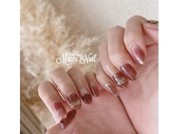 モアニネイル 岡山駅前(Moani Nail)/持ち込みシンプルニュアンス7500