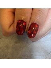 アール(R)/バレンタインネイル