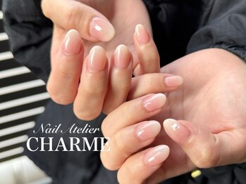 シャーム(CHARME)の写真/シンプル～トレンドアートまで思い通り♪高い技術力でモチ良し◎指先がキレイな状態が長く楽しめる★