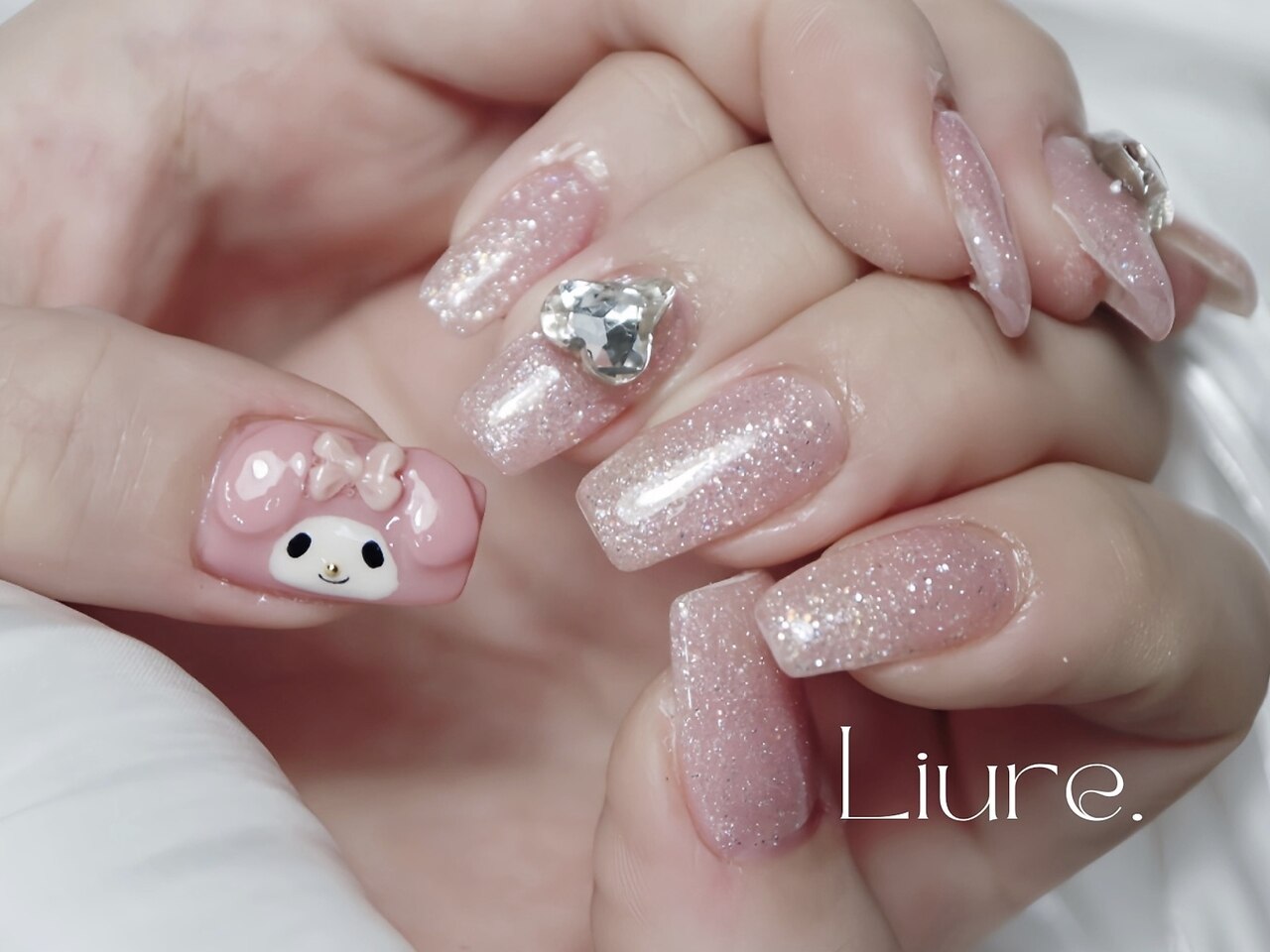 2026年冬トレンド】ピンク ブライダルのネイルデザイン集｜人気順｜3