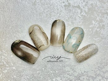 アイヴィー(IVY)/ブラウン/リボン/バレンタイン