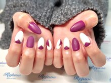 リジュベ(Rejuve)/パープルネイル☆バイカラーnail