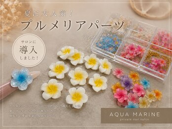 アクアマリン(AQUA MARINE)/今人気のプルメリアパーツ