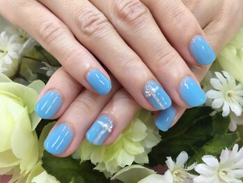 プルミエ ネイル(Premier Nail)/爽やかブルー★定額デザイン