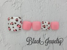 ブラックジュエリー(Black jewelry)/ヒョウ柄フット