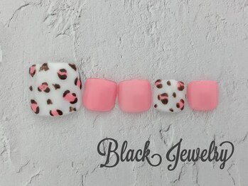 ブラックジュエリー(Black jewelry)/ヒョウ柄フット