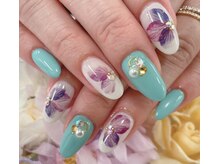 ディーネイル 天王寺(D-nail)/【小山】アジサイネイル☆夏限定