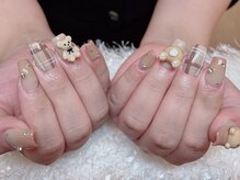 レアネイル 新宿(le'a nail)/くまちゃんネイル