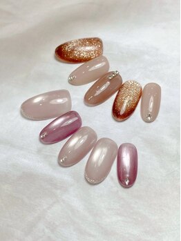 ネイルサロン イズ(NAIL SALON iS)の写真/【2週間の無料保証】一生に一度のブライダルネイルもお任せください！！21時迄営業！