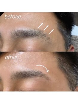 サロンエヌ(salon N)/眉毛Wax 貼り付かない眉毛パーマ