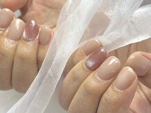 ランネイル 名古屋伏見(RANnail)/艶ワンカラー×フラッシュマグ