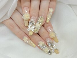 レース×グラデーション
