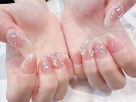 #チークネイル #韓国ネイル