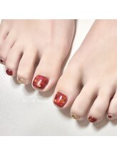 リッシュ トロワ(RICHE trois)/うるっハートホロ埋め込みネイル