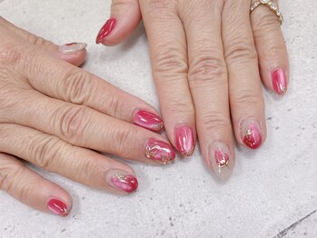 ネイル ビューティーマジック 葛西本店/いちごデザインネイル