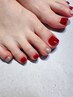 【初回オフ無料】foot/夏に人気♪ちゅるんワンカラー¥7700→¥6600