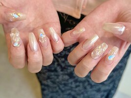 夏ネイル　パラジェル