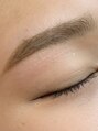 アイラッシュアイブロウ バイ ラブランシュ 大宮(eyelash eyebrow by La Blanche)&nbsp;アイブロウワックス最後にメイクのお仕上げも可能です^^