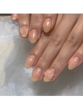 ララアンジュ(LaLa-Ange)/ベージュネイル