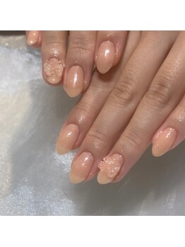 ララアンジュ(LaLa-Ange)/ベージュネイル