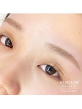 パピヨン(PAPILLON)/似合わせ美眉でクールな印象に