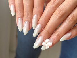 マグネットネイル×リボンパーツ