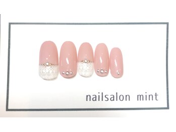ネイルアンドアイ ミント(nail＆eye mint)/ブライダルネイル☆レース