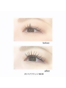 アイラッシュ ネイル バイ キララ(eyelash nail by KIRARA)/フラットラッシュ
