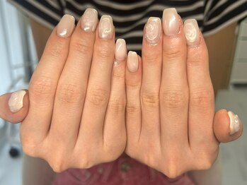 ネスレ ネイル(NESTLE NAIL)/ホワイトミラーネイル
