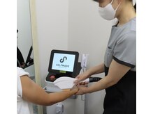 マシンの使い方を丁寧にご説明いたします。[高知／セルフ脱毛]