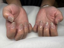 ネイルビジョルノ つくばみどりの店(Nail Begiorno)/シンプル　ラメグラデーション