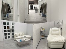 miiu まつげパーマ/マツエク/LED/アイブロウ/脱毛/烏丸/四条【2月上旬 OPEN（予定）】の雰囲気（京都でマツエク・まつげパーマが叶う、淡色ピンクの癒し空間）