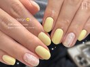 定額A/パステルイエロー×レース