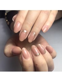 透け感ネイル