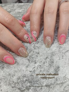 プライベート ネイルサロン マーマ(murmur)/ネオンカラーネイル