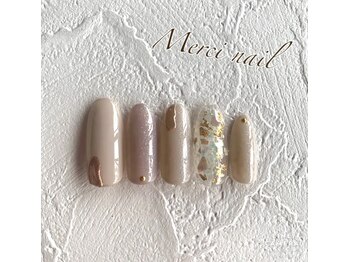 メルシーネイル(Merci Nail)の写真/季節の定額デザインは、毎月変わる限定デザインからお好きなものをチョイス♪お得なクーポンあります◎