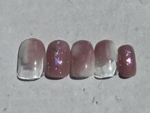 サニーサイド 梅田(Sunny side)/塗りかけピンクネイル