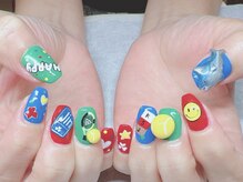 ネイルスペース ヴィザヴィ(NailSpace Vis-a-vis)/推し活ネイル