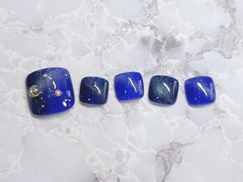 ネイルサロン クラーヴォ(cravo)/フットシンプルアートコース　15