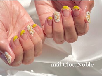 ネイルクルーノーヴル(nail Clou Noble)/ライム×フラワー