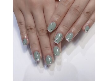 クリスタルネイルサロン(Crystal Nail)/スキニーフレンチ