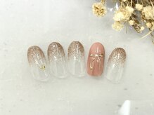 キャンアイドレッシー 足利店(Can I Dressy)/ガーリーネイル￥3850