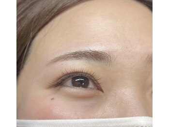 スカイフラワー アイ ネイル(sky flower)/ブラウン×ロイヤルグレー