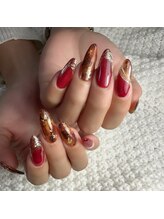 わがままキャット/べっ甲ネイル