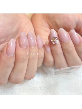 ラヴィン(Lovin)/【パラジェル】ビジューネイル