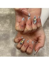 エストネイルアンドエストアイズ 西尾店(est nail&est eyes)/ガラスフレンチ♪