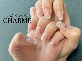 シャーム(CHARME)の写真/デザインにお悩みの方へ◎シンプル～ニュアンスやワンホンネイルなど豊富な定額デザインやコースをご用意♪