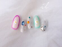 イル 神戸店/アートネイル×フラワー
