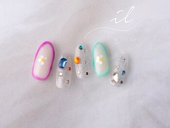 イル 神戸店/アートネイル×フラワー